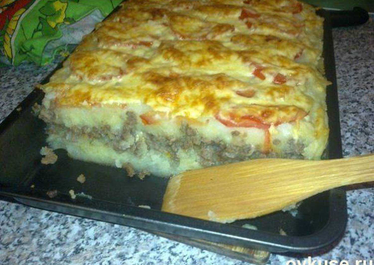 Картофельная запеканка с фаршем в духовке — пошаговые рецепты с фотографиями