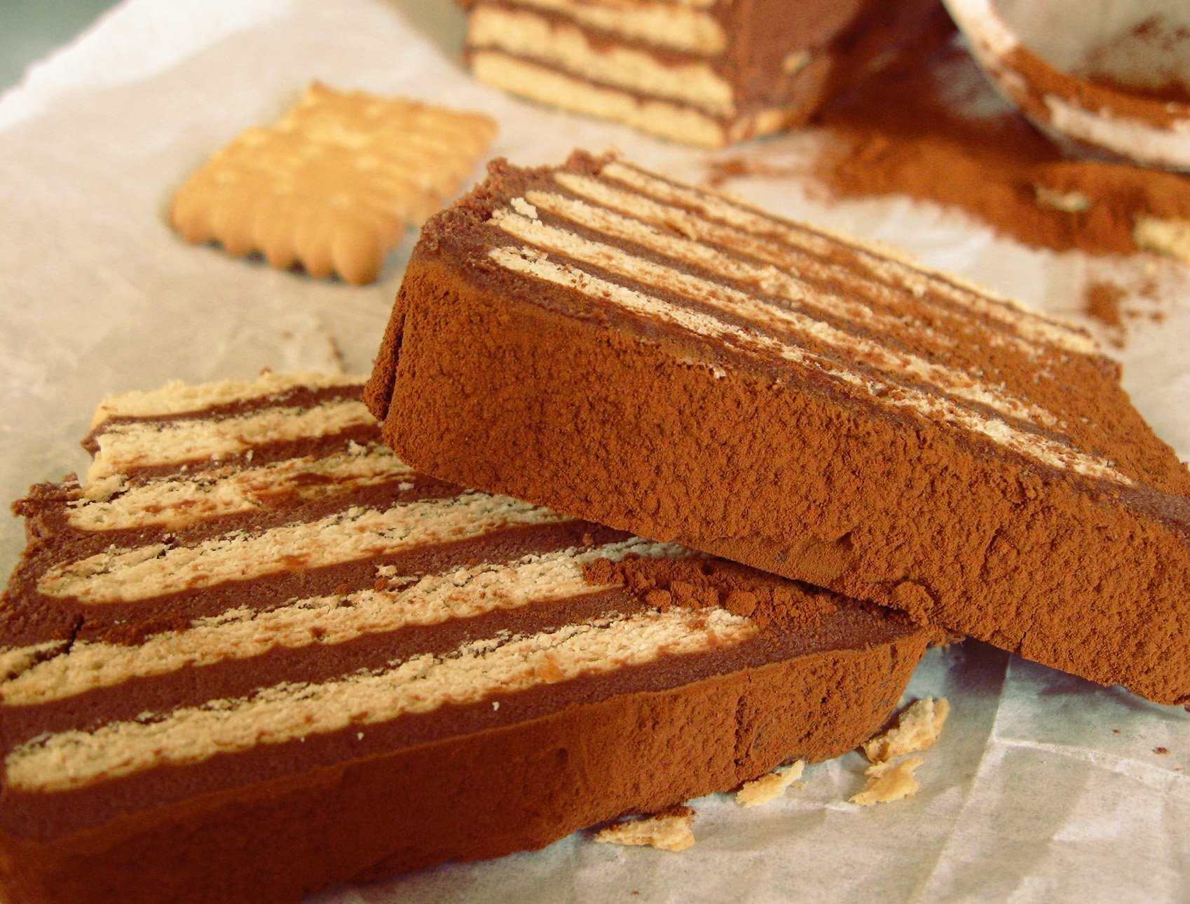 Торт из печенья без выпечки: 12 простых и вкусных рецептов (пошагово)