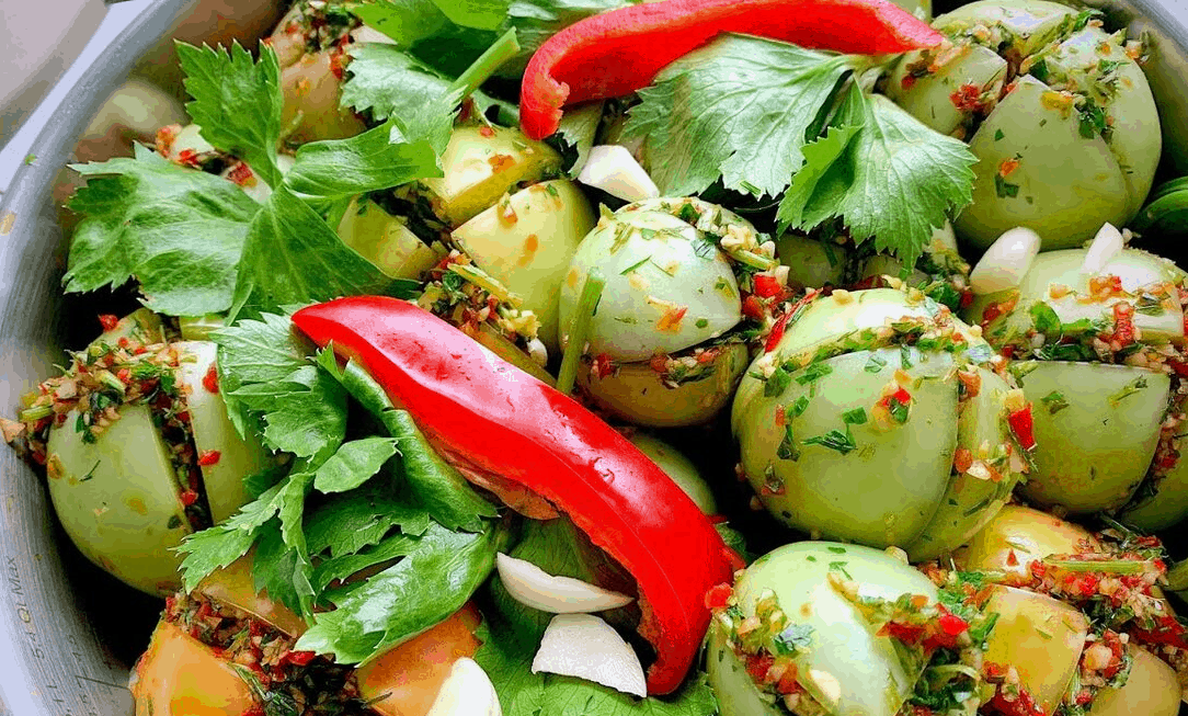 Маринованные помидоры по-грузински - кушаем вкусно