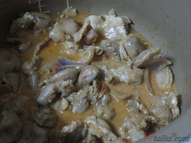 Рецепт приготовления куриных желудков в мультиварке