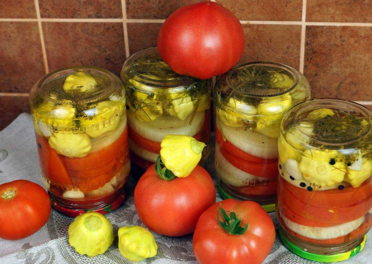 Маринованные патиссоны — вкусный рецепт заготовки на зиму