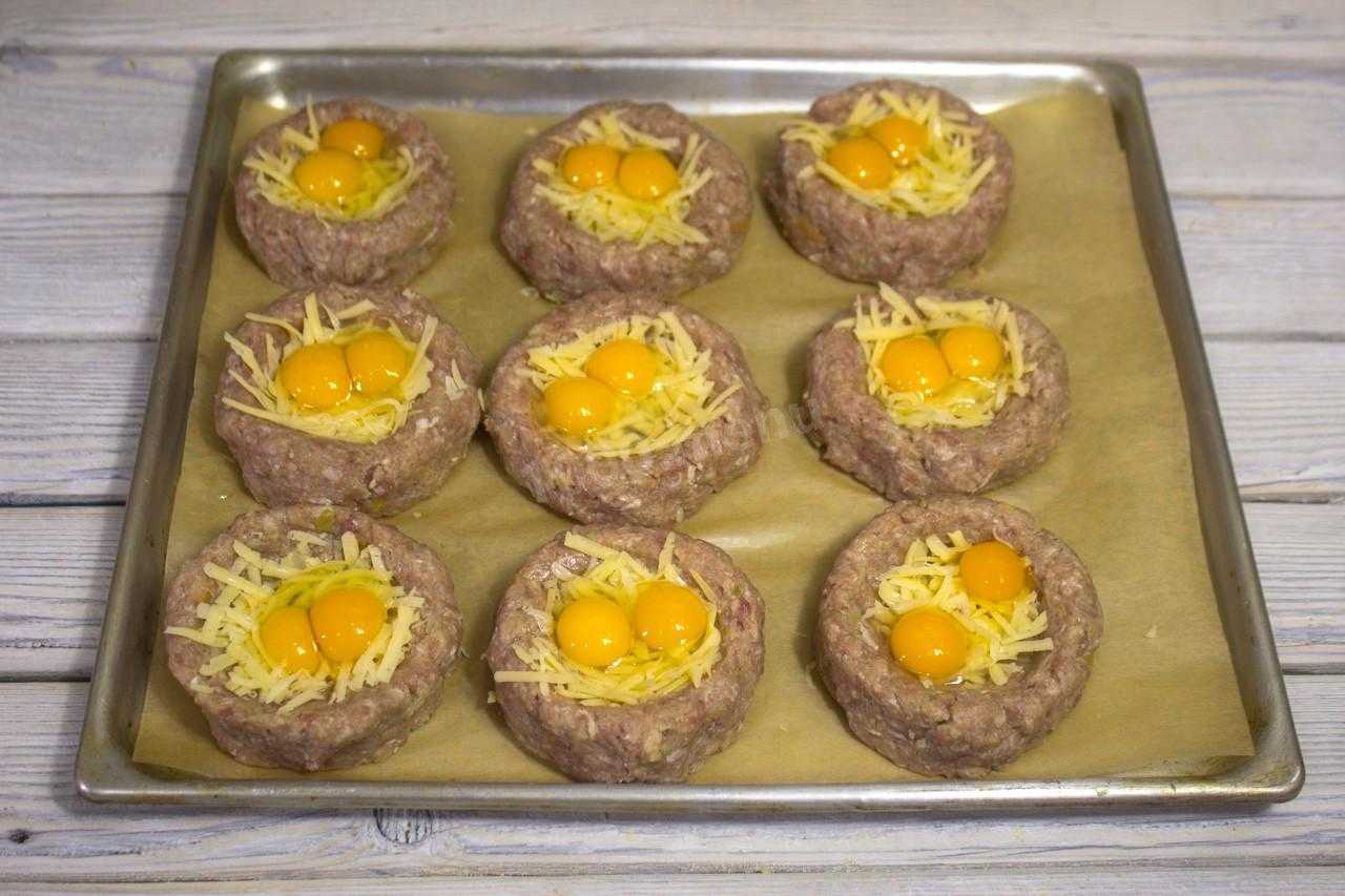 Как готовить гнезда из макарон с фаршем
