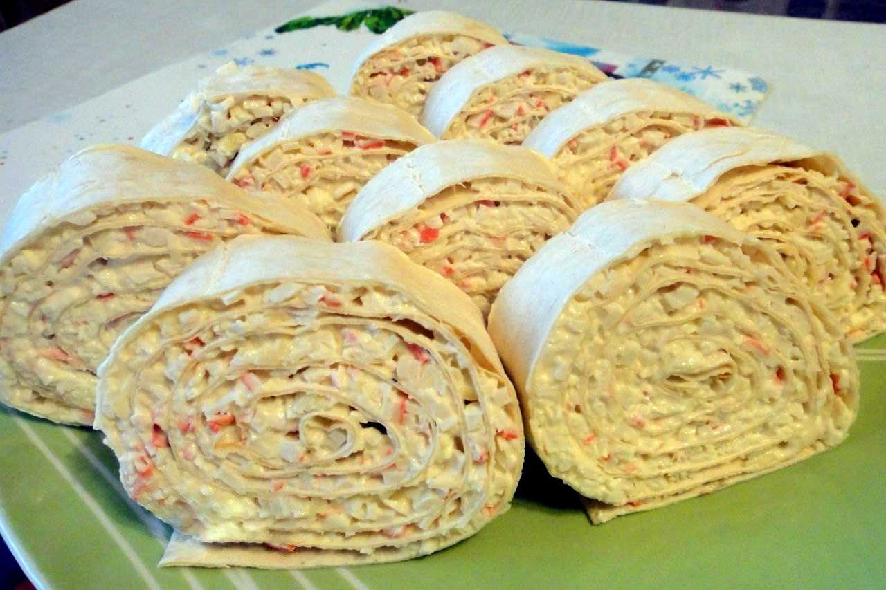 Начинки для рулетов из лаваша — 10 самых вкусных рецептов