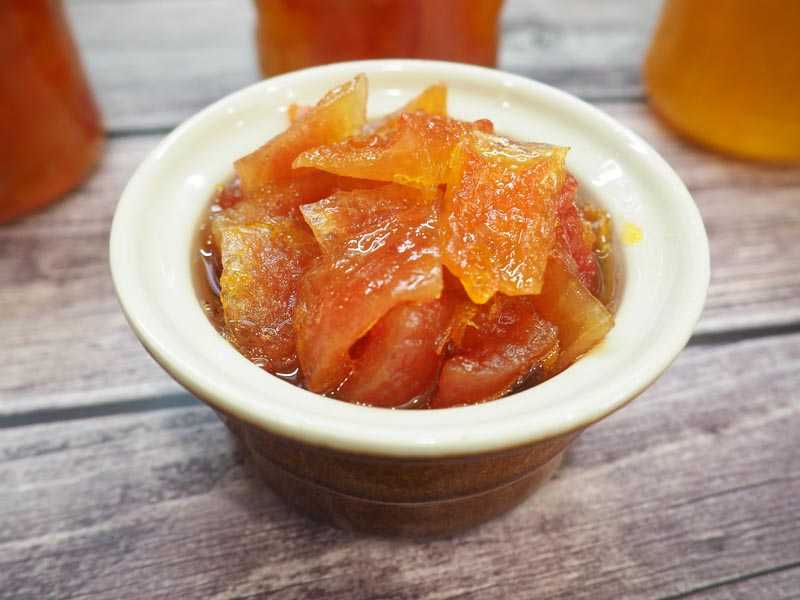 Варенье из арбузных корок: самый простой рецепт и другие варианты из корочек арбуза