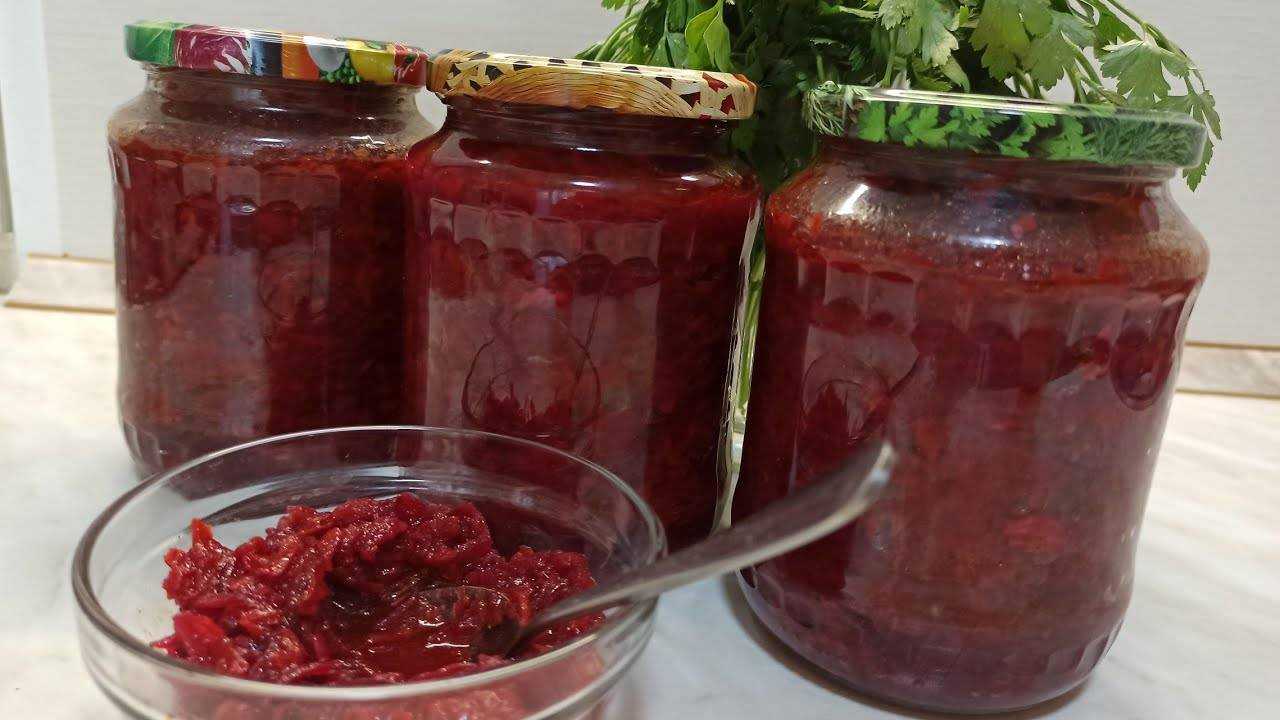 Салат из свеклы на зиму — очень вкусные рецепты в банке