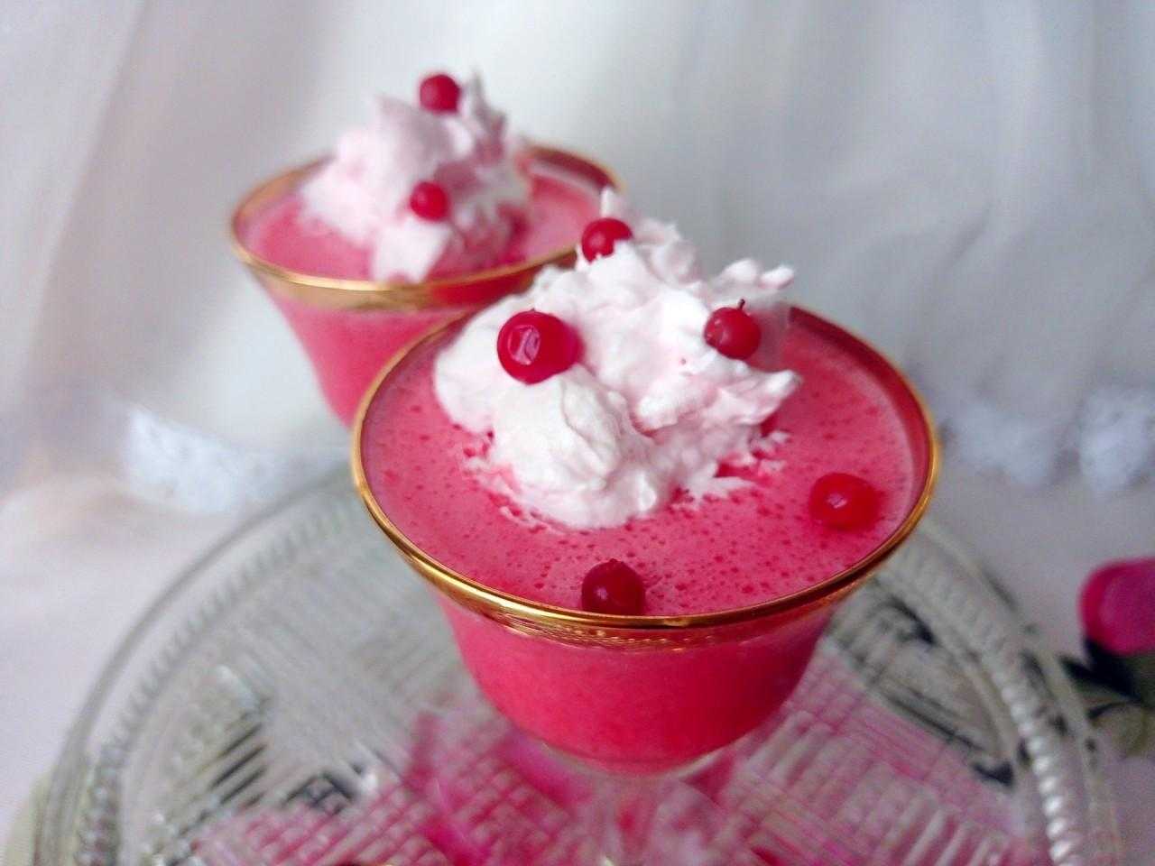 Клюквенный мусс
