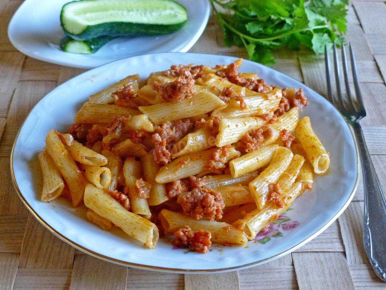 Вкусный рецепт макарон по-флотски с фаршем - 10 пошаговых фото в рецепте