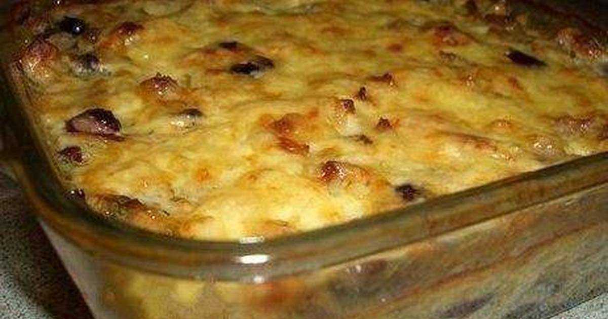 Жульен с фаршем и грибами в духовке  рецепт с пошаговыми фото