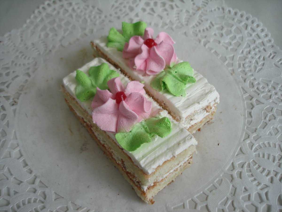 Бисквитные пирожные – 7 пошаговых рецептов, как приготовить нежный и вкусный десерт