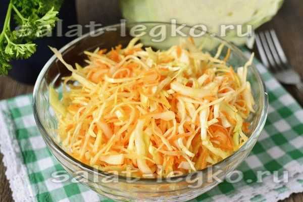 Незабываемый салат из свежей капусты с уксусом как в советской столовой