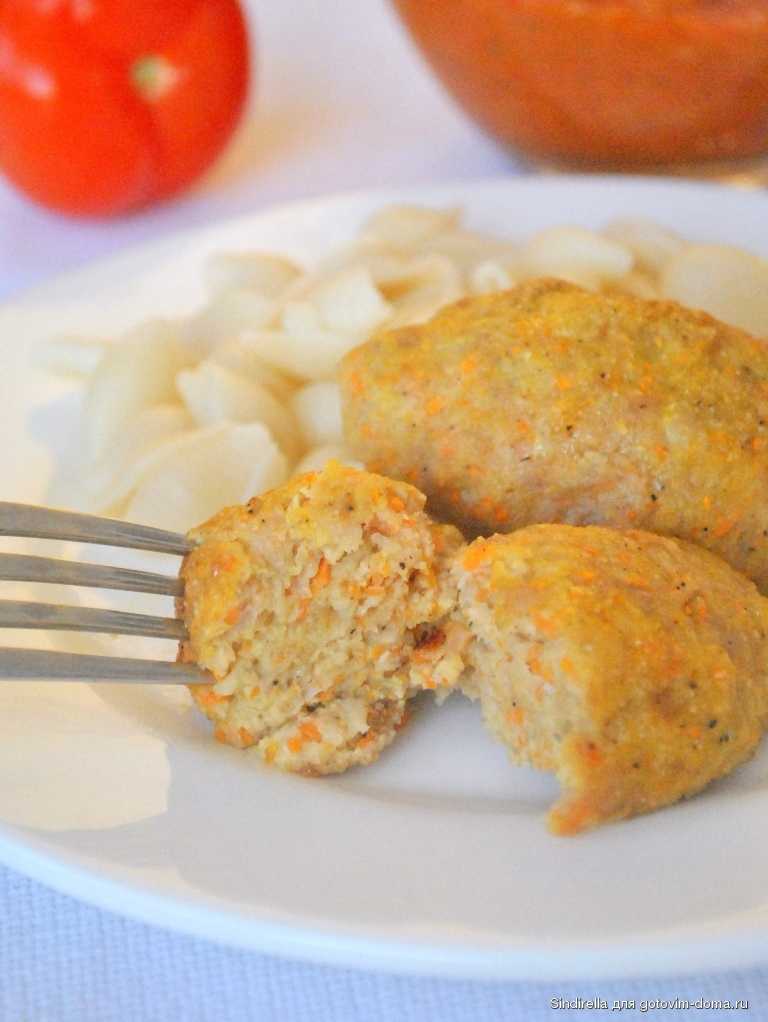 Куриные котлеты на пару в мультиварке для ребенка