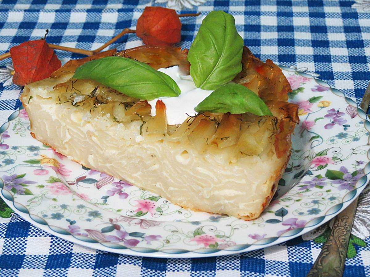 Лапшевник - 8 рецептов с творогом, сыром, из макарон, вермишели