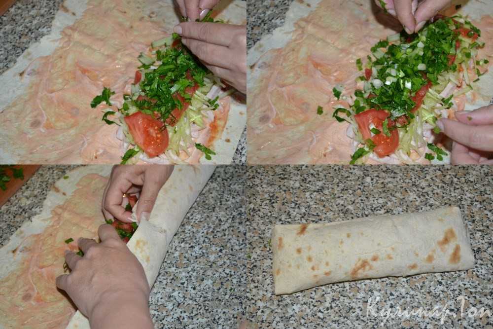 Лаваш с курицей – 10 домашних рецептов простых и сытных