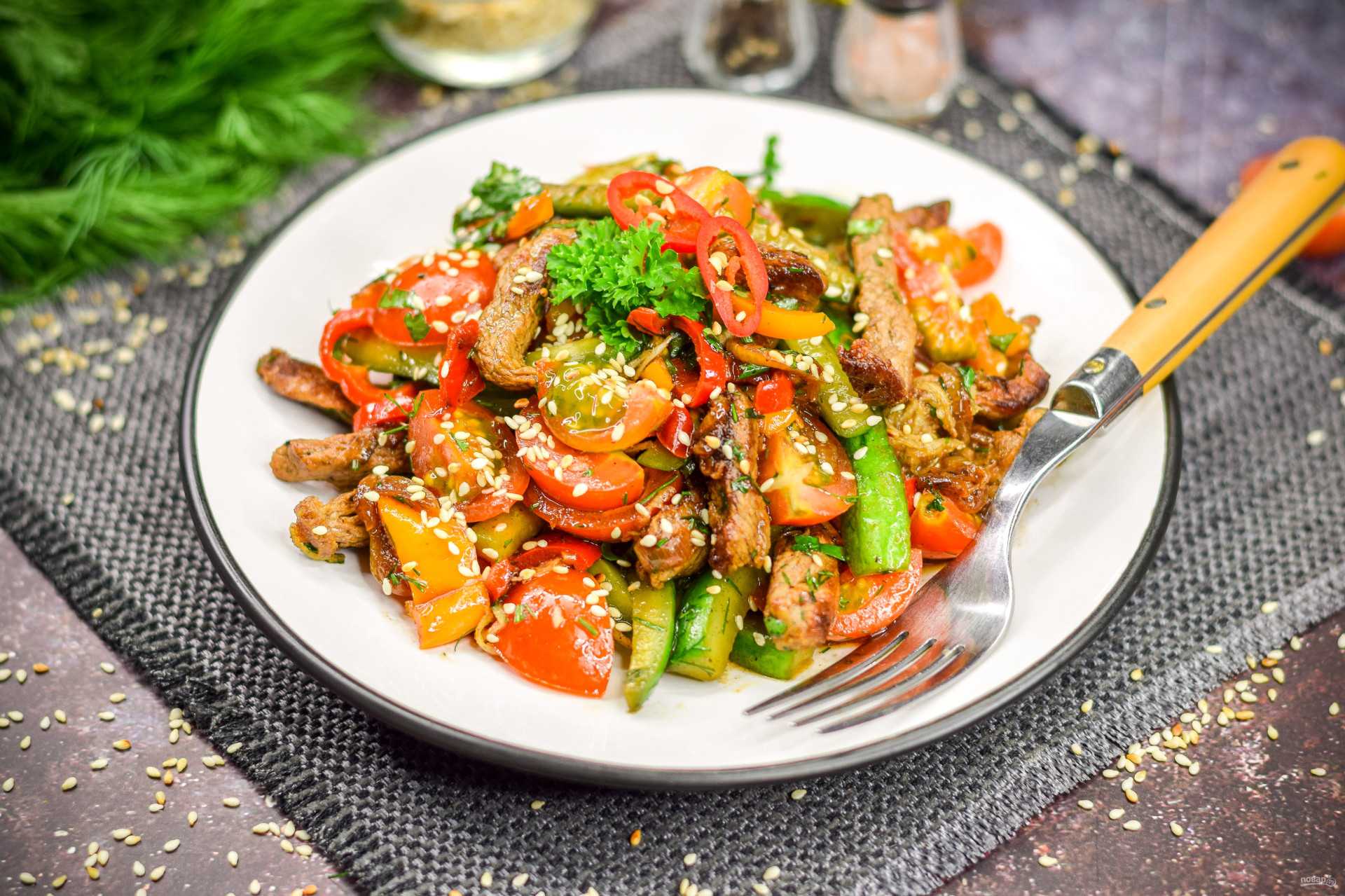 Салат из зеленых помидоров на зиму – 14 очень вкусных рецептов с фото