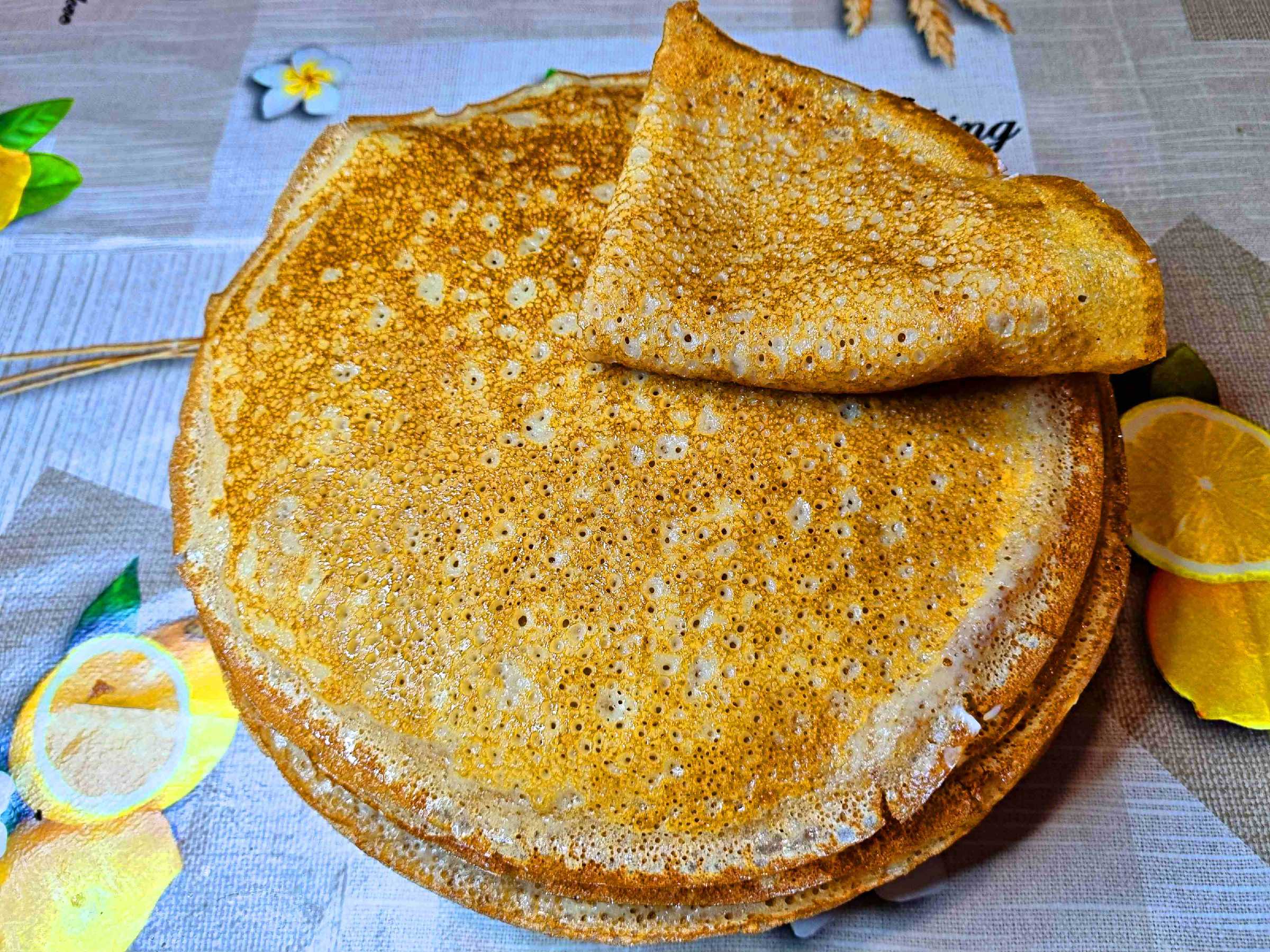Блины на кефире