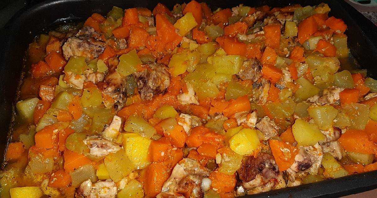 Овощное рагу в мультиварке