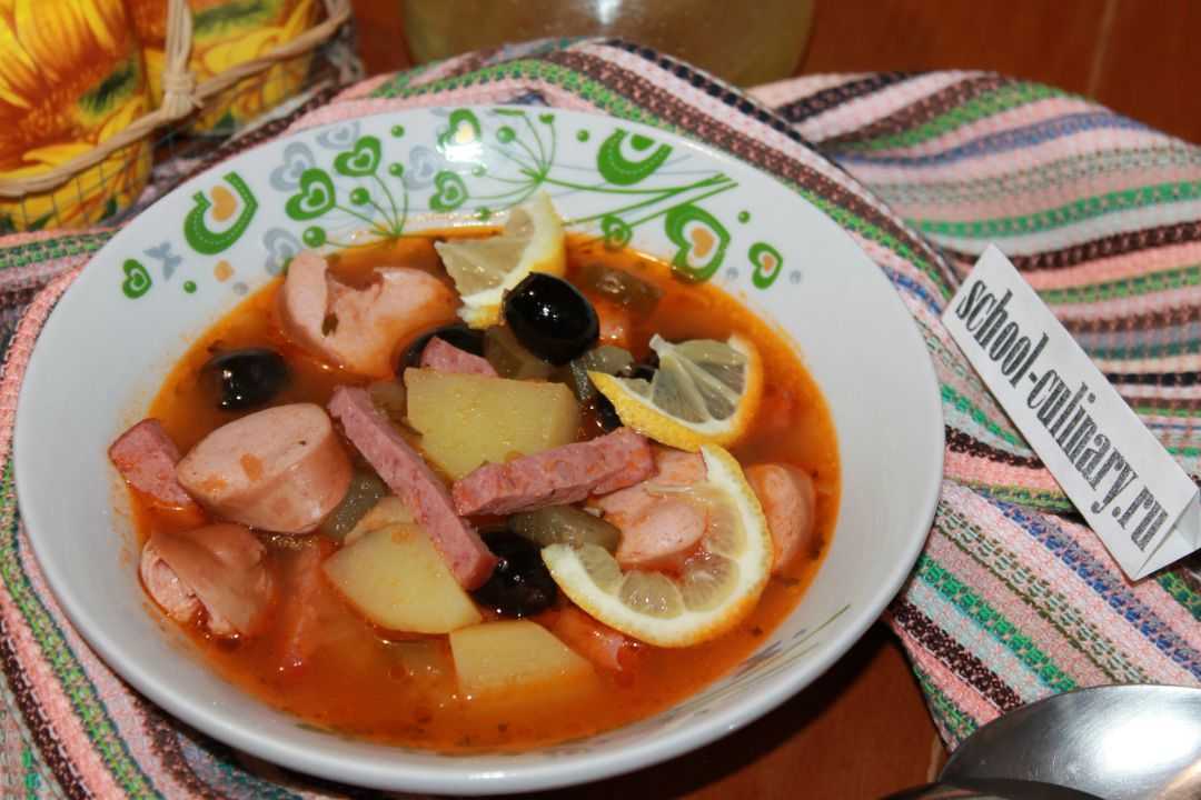 Грибная солянка с капустой — пошаговый рецепт приготовления