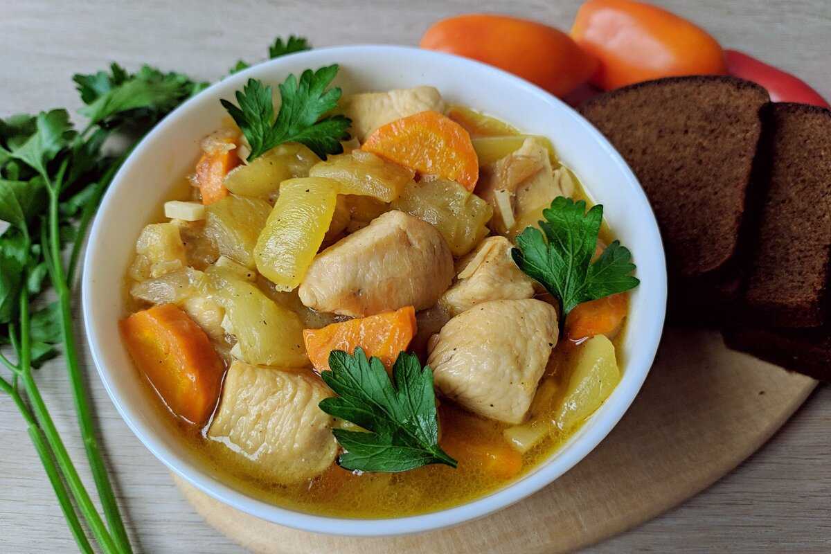 Овощное рагу с курицей — 8 рецептов куриного рагу