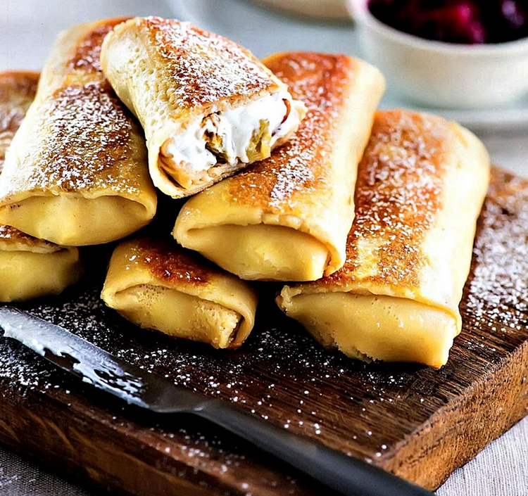 Мягкие, толстые, удивительно пышные блины на кефире — ну очень вкусно