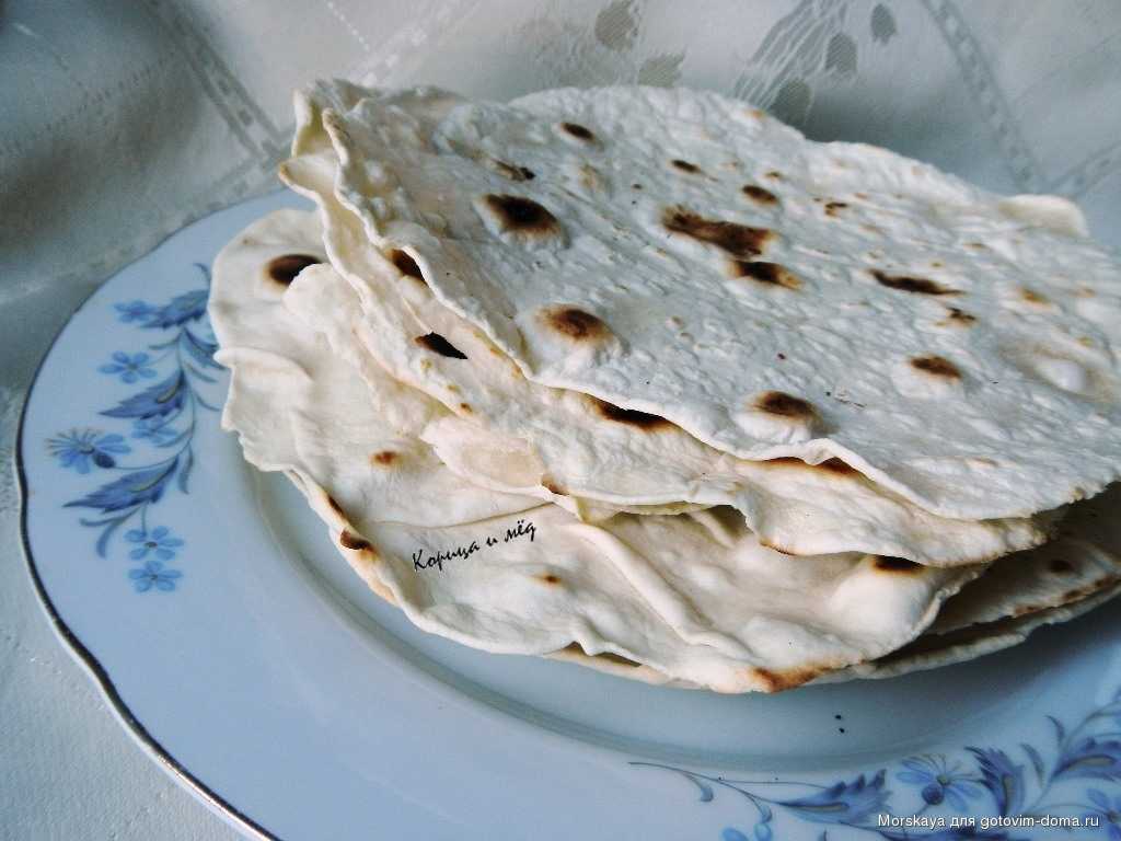 Лаваш домашний без дрожжей рецепт с фото пошагово - 1000.menu