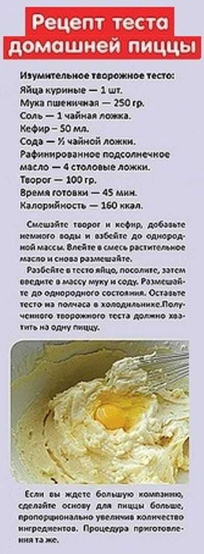 Милашино тесто рецепт на кефире