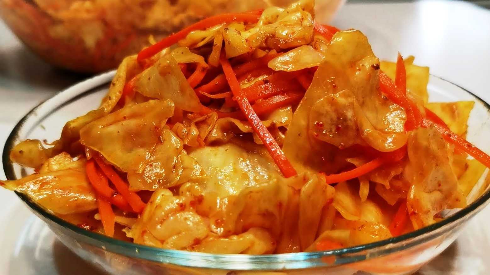 Капуста по-корейски на зиму в банке - самые вкусные рецепты в домашних условиях