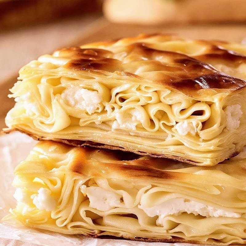 Ленивая ачма из лаваша с творогом и сыром - рецепт пошаговый с фото