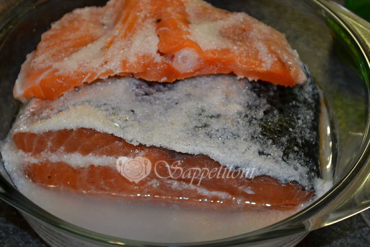 Засол семги в рассоле - bookcooks.ru