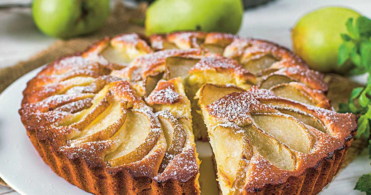 Шарлотка с грушами пошаговый рецепт