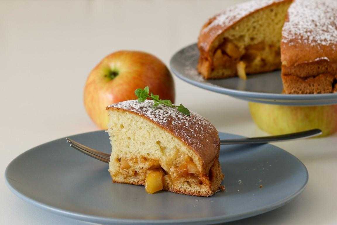 20 простых рецептов шарлотки с яблоками - с фото пошагово