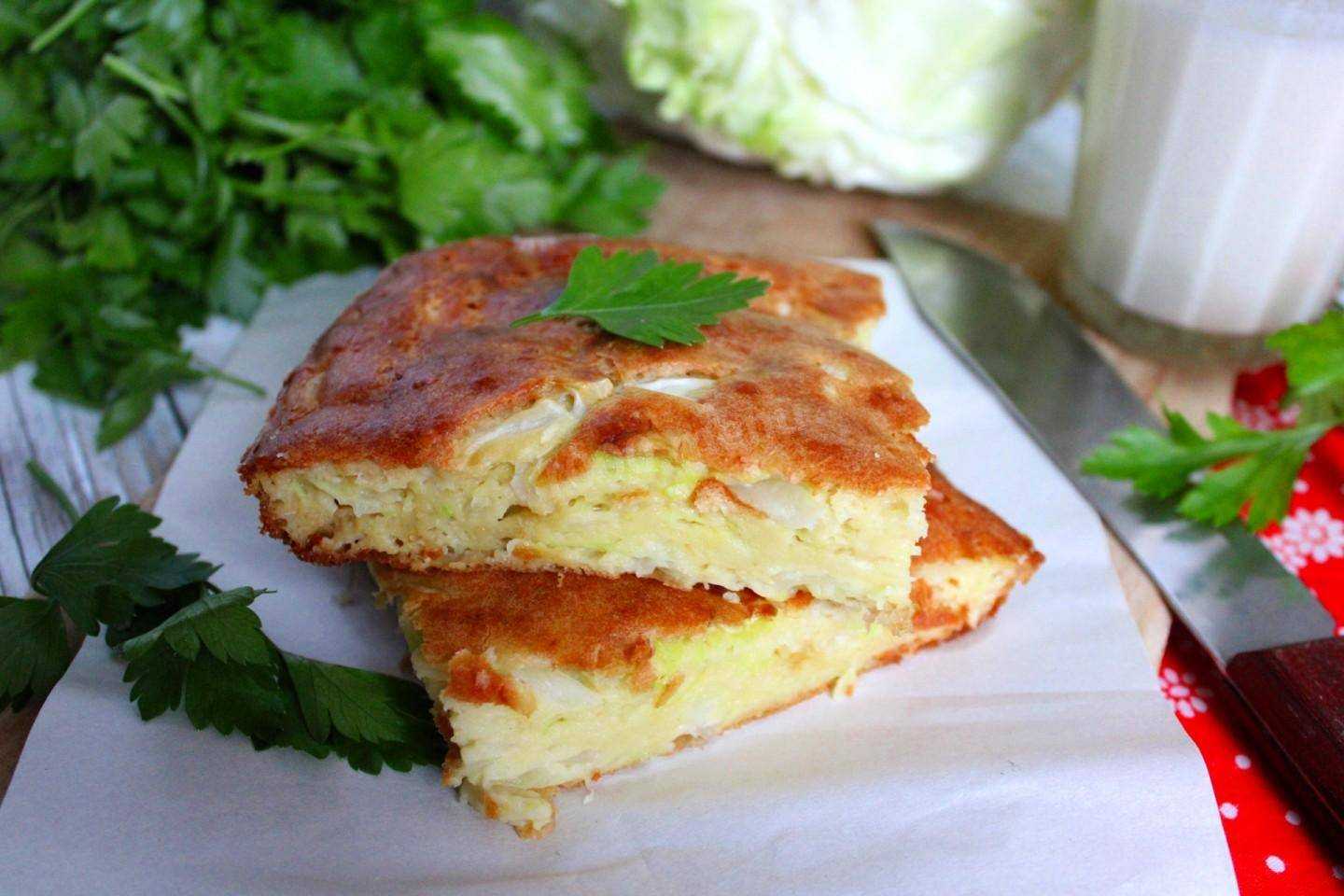 Заливной пирог с капустой – 9 быстрых и вкусных рецептов в духовке