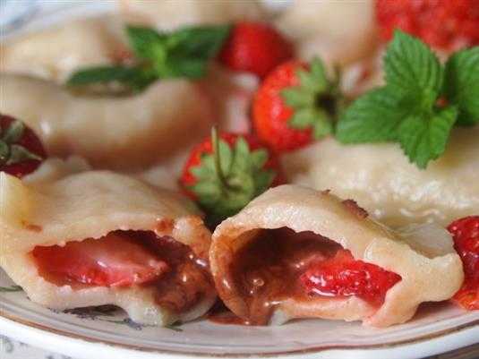 Вареники с клубникой - лучшие рецепты