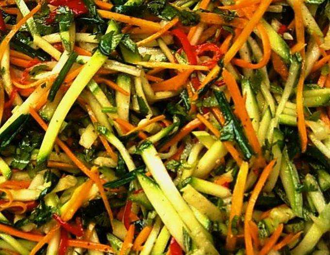 Кабачки по–корейски на зиму быстрого приготовления — 5 вкусных рецептов