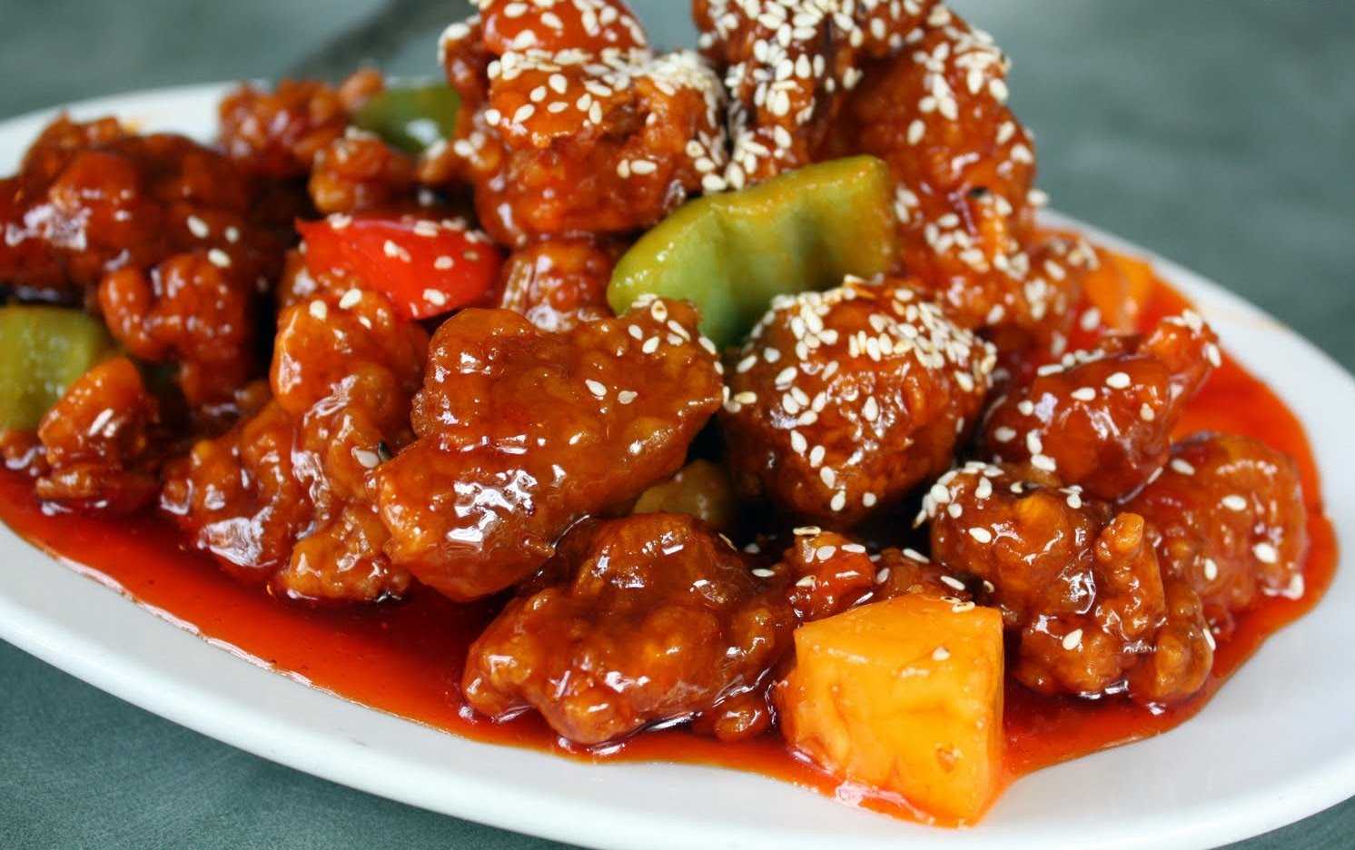Фунчоза с курицей и овощами пошаговый рецепт