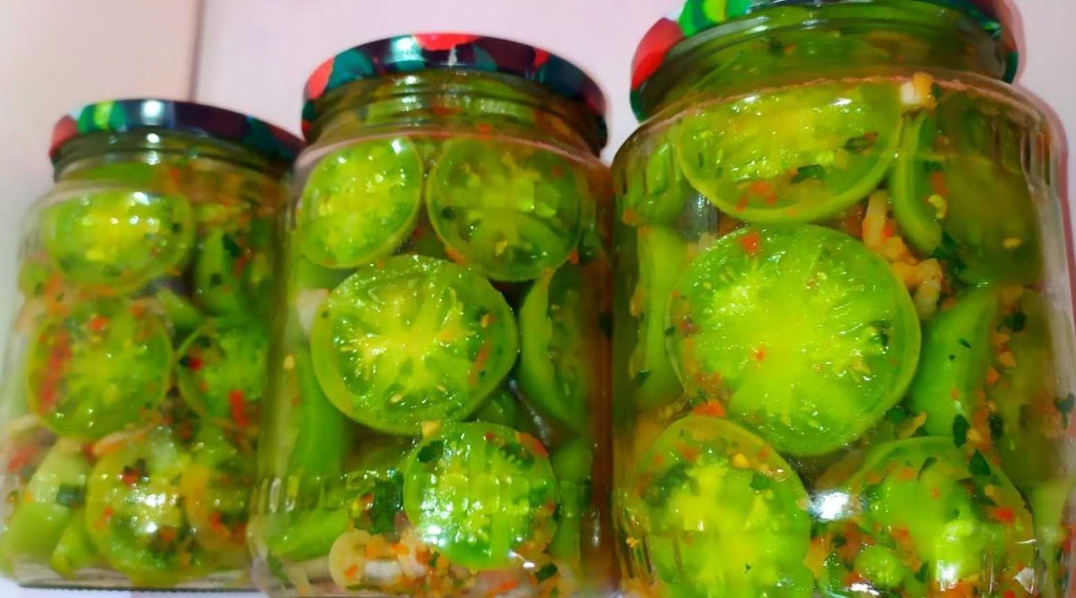 Зеленые помидоры на зиму - самые вкусные и простые рецепты