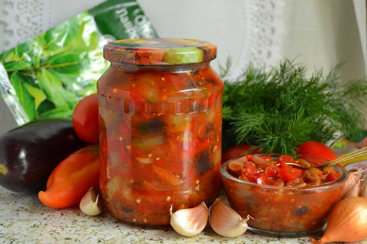 Баклажаны в томатном соусе на зиму вкусный рецепт с фото пошагово и видео - tvcook.ru