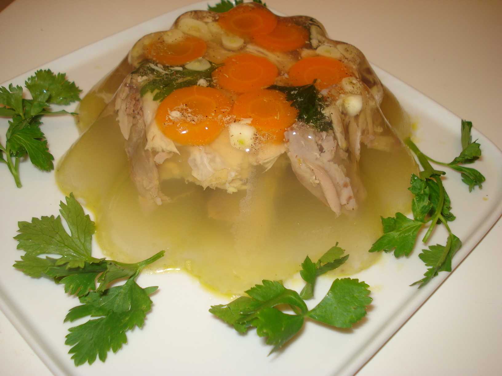 Холодец из курицы с желатином или без него — рецепты вкусного домашнего холодца