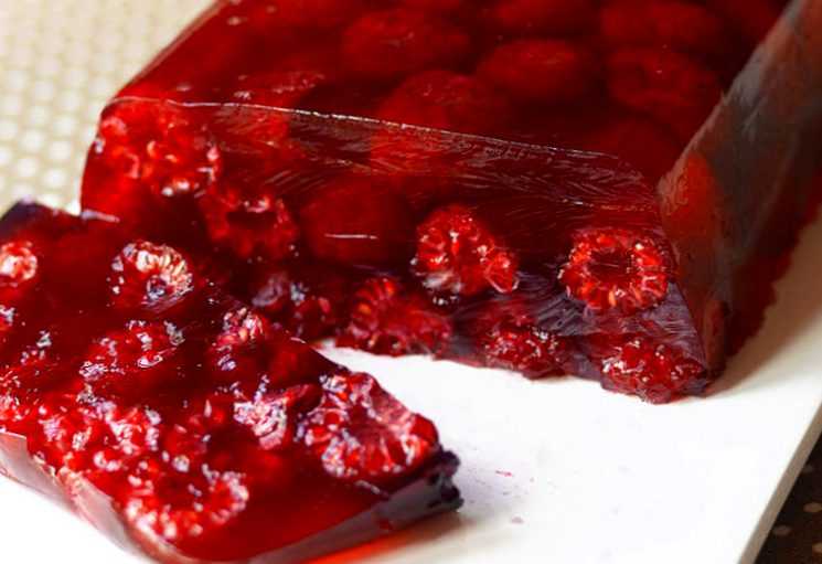 Желе из малины с агарагаром  рецепт с пошаговыми фото