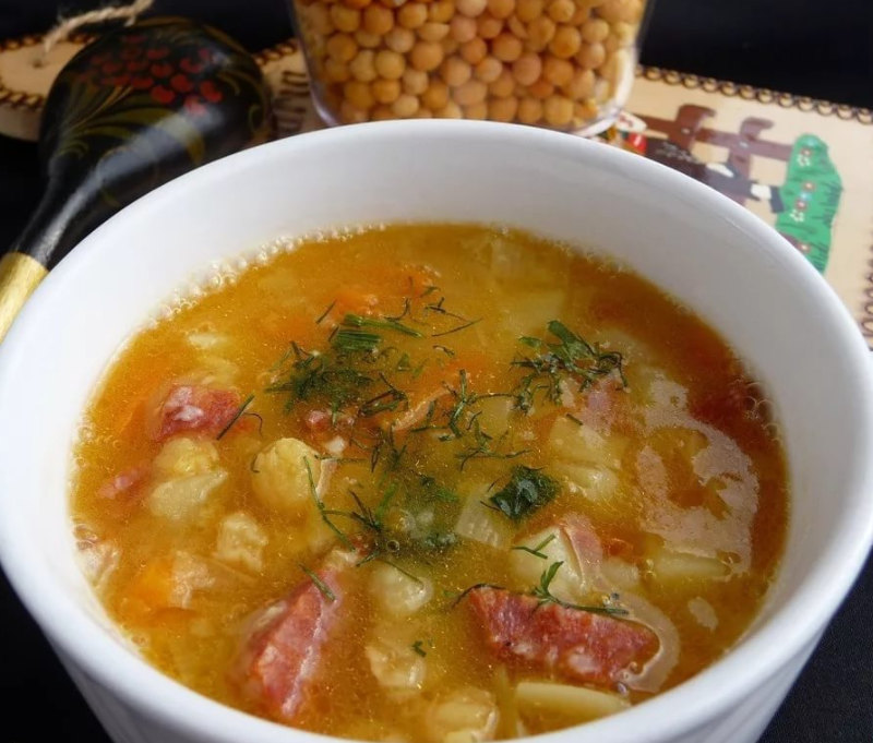 Гороховый суп с копчеными ребрышками вкусный рецепт с фото пошагово и видео - tvcook.ru