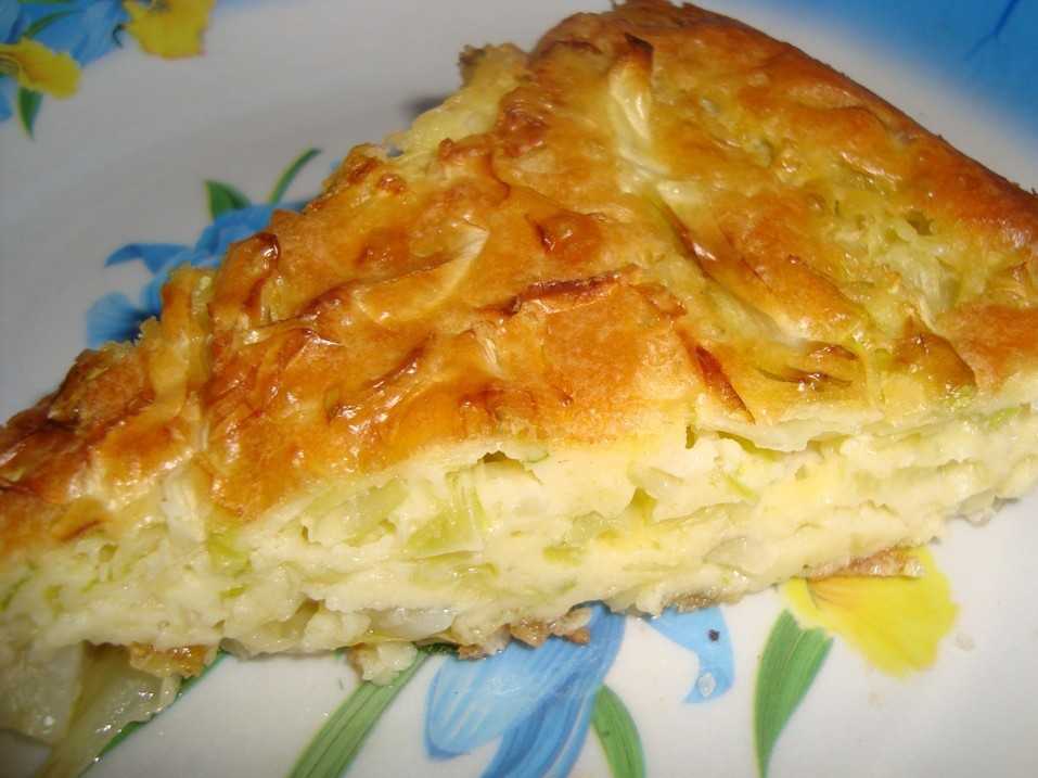 Заливной пирог на кефире с капустой – 6 рецептов быстрых и вкусных