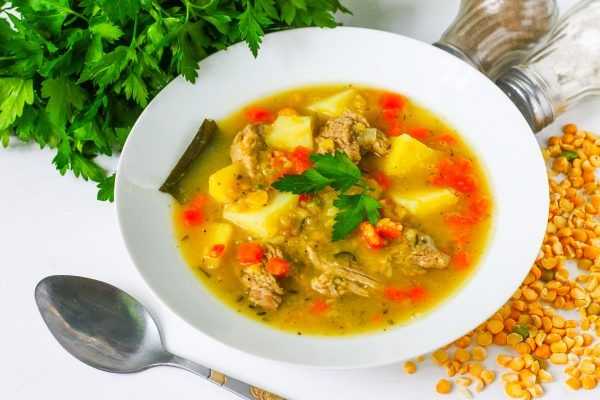Гороховый суп с копчёными рёбрышками — 5 рецептов приготовления