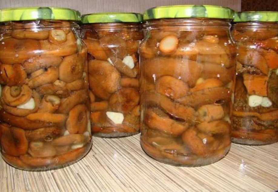 Маринованные рыжики с лимонной кислотой  рецепт с пошаговыми фото