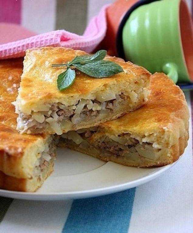 Пирог с мясом на кефире: пошаговый рецепт с фото — все про торты: рецепты, описание, история