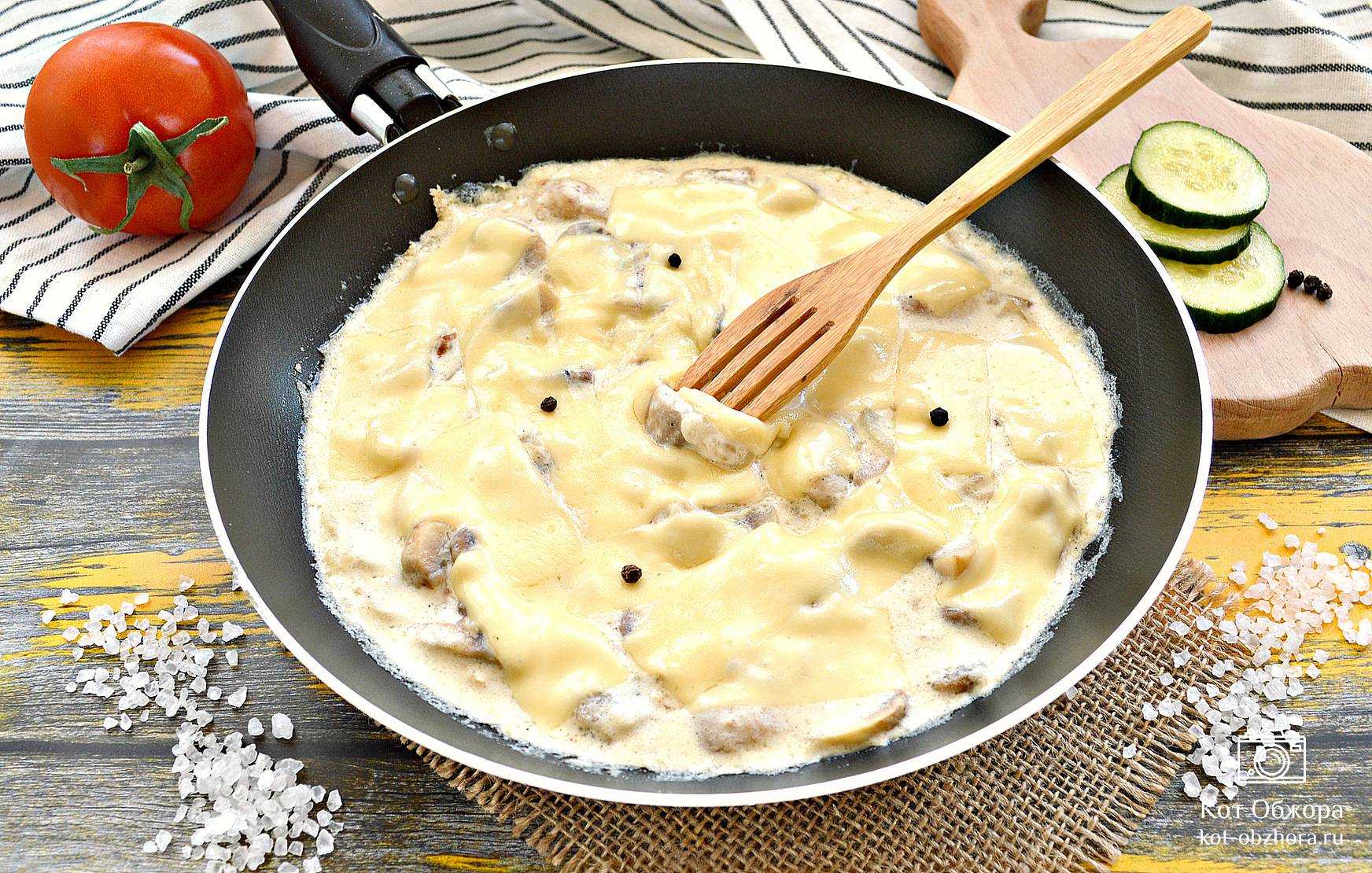 Жульен без духовки  рецепт с пошаговыми фото