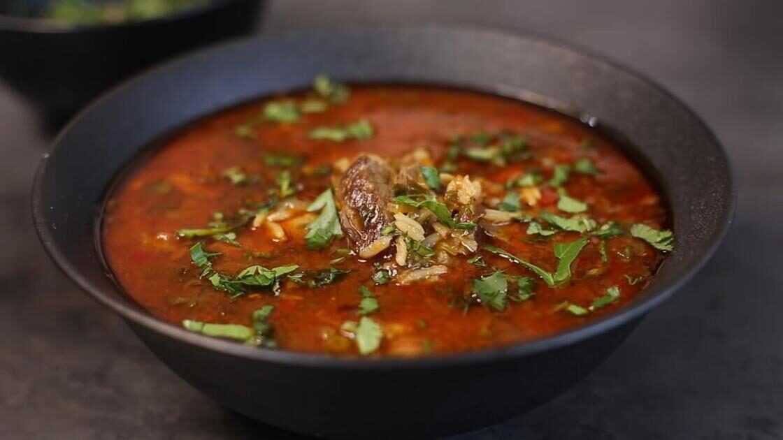 Харчо по-грузински - рецепт из говядины с орехами, классический