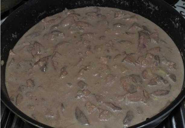 Куриная печень с грибами – вкусно, просто и очень полезно (4 видео) | грибы собираем