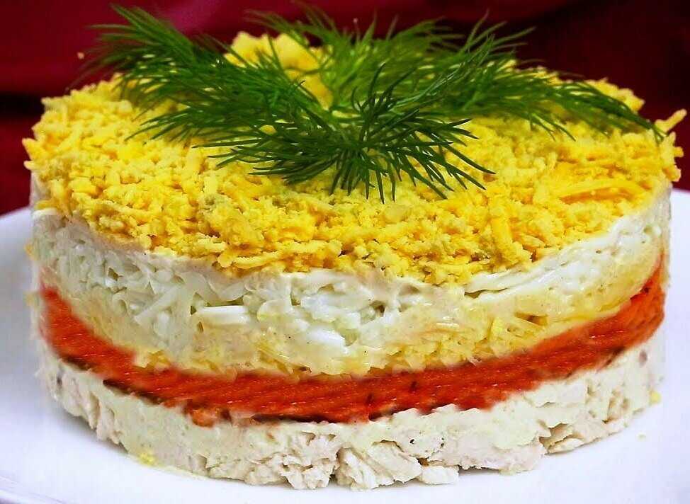 Салат цезарь с курицей