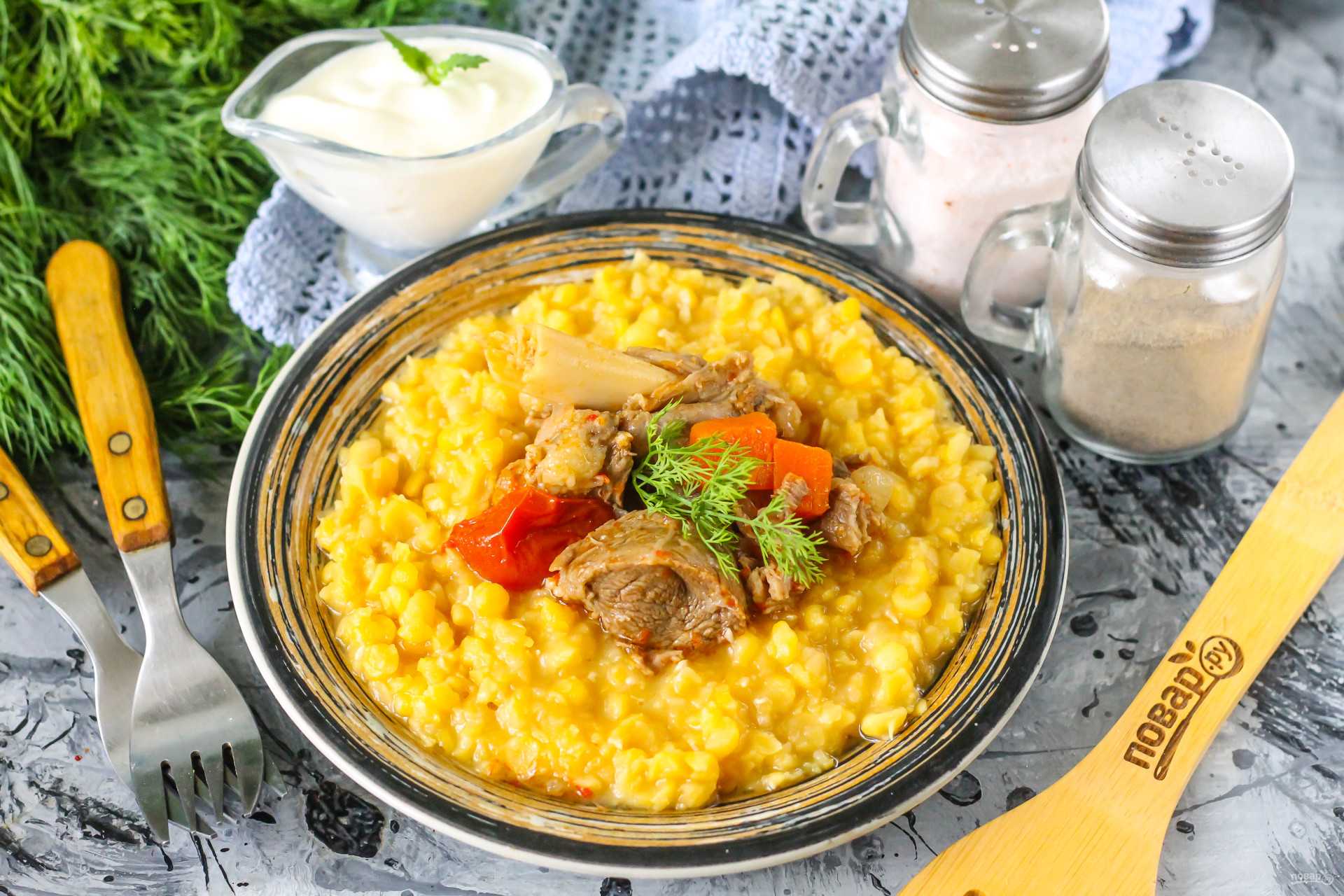 Гороховая каша с тушенкой пошаговый рецепт с фото быстро и просто от натальи даньчишак