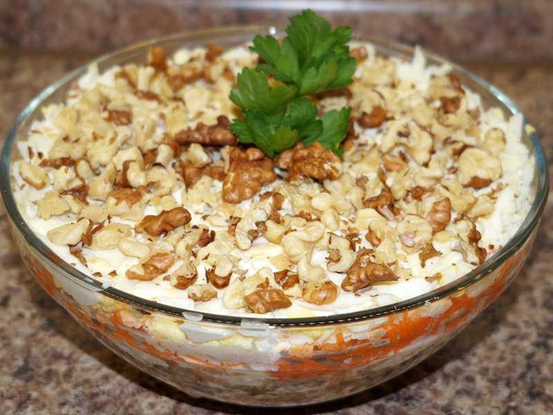 Салат с копченой курицей и огурцом | пошаговые рецепты с фото