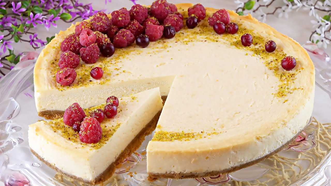 Чизкейк без выпечки с творогом и печеньем, рецепт с фото